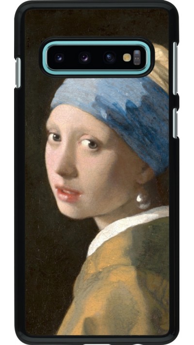 Samsung Galaxy S10 Case Hülle - Kunstbild - Das Mädchen mit dem Perlenohrring - Jan Vermeer