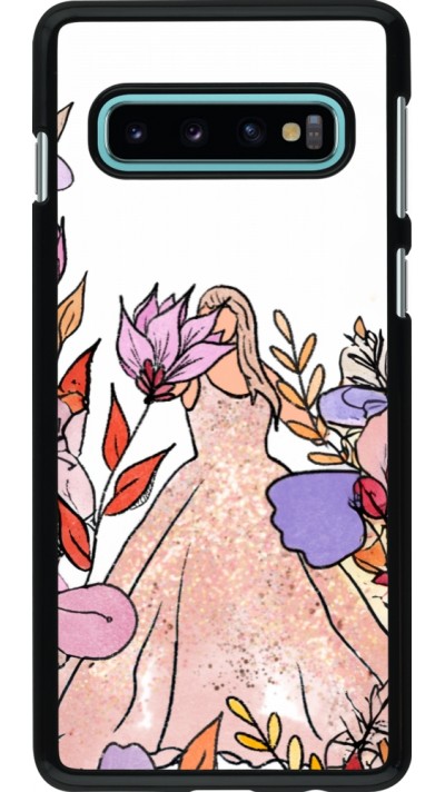 Samsung Galaxy S10 Case Hülle - Taylor Swift Sketch - White