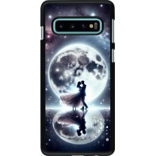Samsung Galaxy S10 Case Hülle - Valentin 2024 Liebe unter dem Mond