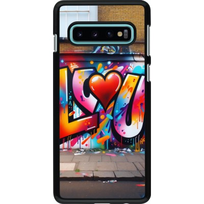 Samsung Galaxy S10 Case Hülle - Valentin 2025 Liebe U Tag