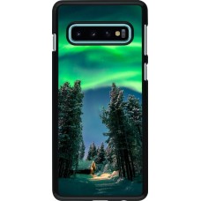 Samsung Galaxy S10 Case Hülle - Winter 22 Northern Lights