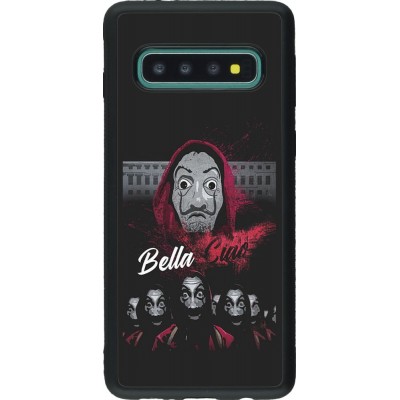Hülle Samsung Galaxy S10 - Silikon schwarz Bella Ciao