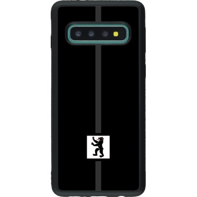 Samsung Galaxy S10 Case Hülle - Silikon schwarz Kanton AI schwarz