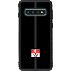 Samsung Galaxy S10 Case Hülle - Silikon schwarz Kanton OW schwarz