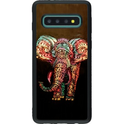 Hülle Samsung Galaxy S10 - Silikon schwarz Elephant 02