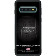 Samsung Galaxy S10 Case Hülle - Silikon schwarz F1 Track 2025 Miami