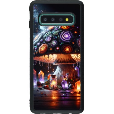 Samsung Galaxy S10 Case Hülle - Silikon schwarz Halloween Zaubertrank Magie