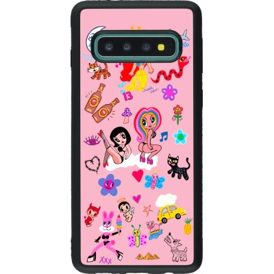 Samsung Galaxy S10 Case Hülle - Silikon schwarz Karol G La Bichota Manana Sera Bonito