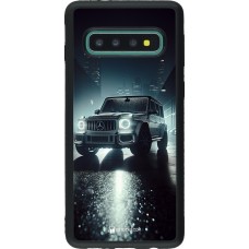 Samsung Galaxy S10 Case Hülle - Silikon schwarz Mercedes G AMG Nacht