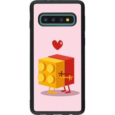 Samsung Galaxy S10 Case Hülle - Silikon schwarz Saint Valentines Day 26 Puzzle