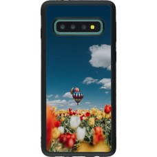 Samsung Galaxy S10 Case Hülle - Silikon schwarz Hot air balloon Spring 2026