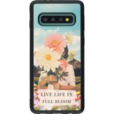 Samsung Galaxy S10 Case Hülle - Silikon schwarz Live life in full moon Spring 2026