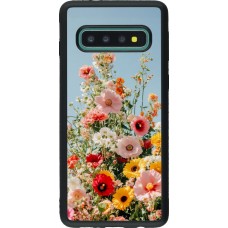 Samsung Galaxy S10 Case Hülle - Silikon schwarz Spring flowers Spring 2026