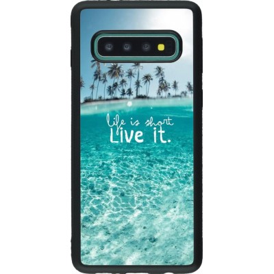 Hülle Samsung Galaxy S10 - Silikon schwarz Summer 18 24