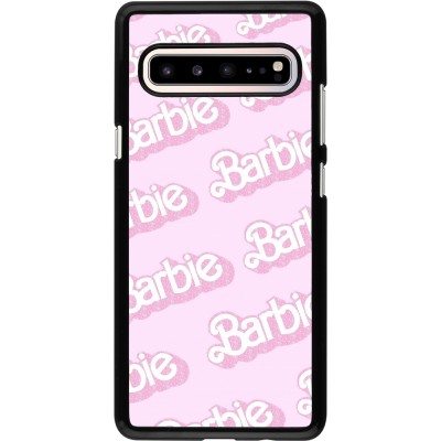 Samsung Galaxy S10 5G Case Hülle - Barbie light pink pattern