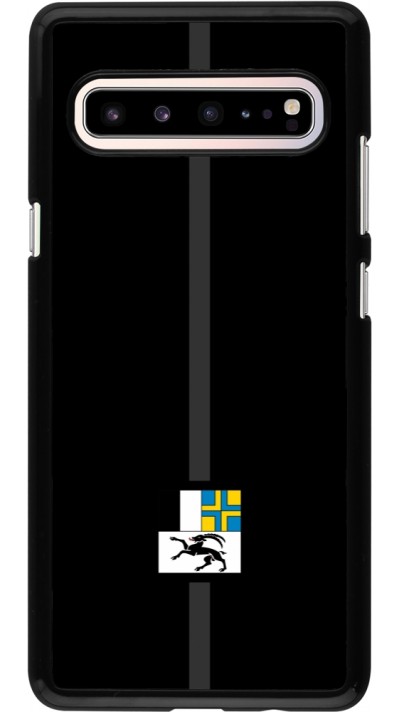 Samsung Galaxy S10 5G Case Hülle - Kanton GR schwarz