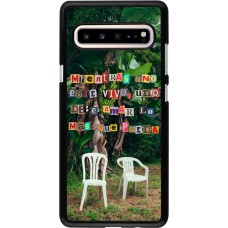 Samsung Galaxy S10 5G Case Hülle - Chairs DTMF