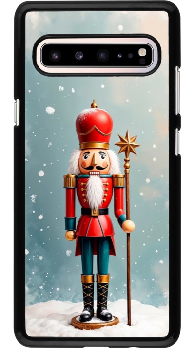 Samsung Galaxy S10 5G Case Hülle - Christmas 25 Nutcracker Snow