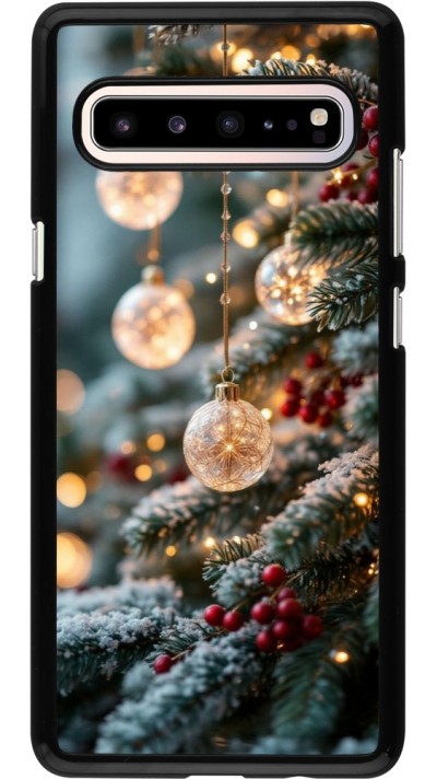 Samsung Galaxy S10 5G Case Hülle - Christmas 25 Xmas Decorated Tree