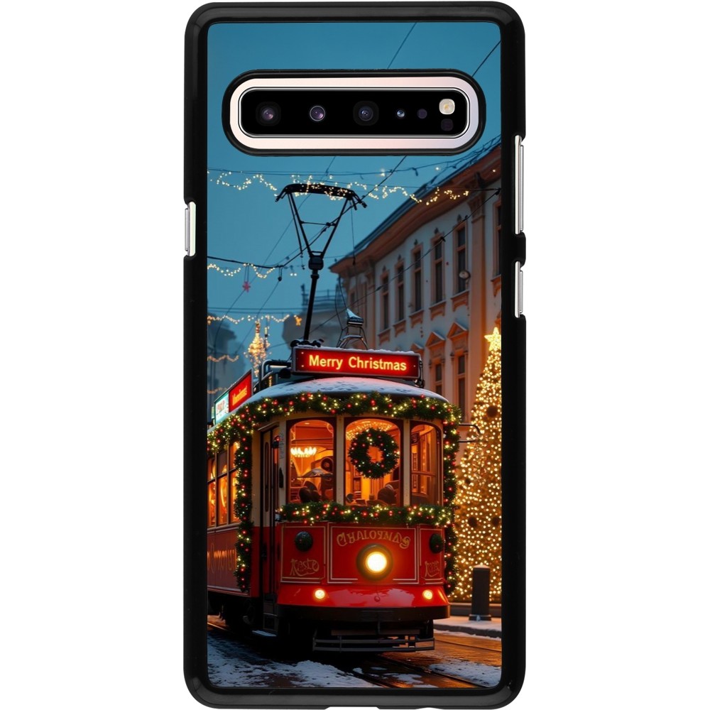 Samsung Galaxy S10 5G Case Hülle - Christmas 25 Xmas Train