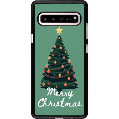 Samsung Galaxy S10 5G Case Hülle - Christmas 25 Xmas Tree