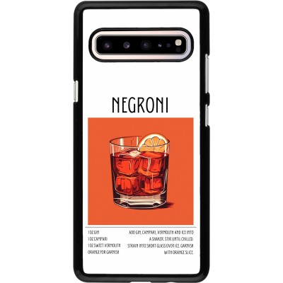 Samsung Galaxy S10 5G Case Hülle - Cocktail Rezept Negroni