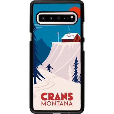 Samsung Galaxy S10 5G Case Hülle - Crans-Montana Cabane