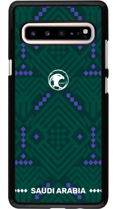 Samsung Galaxy S10 5G Case Hülle - Saudi Arabien 2026 personalisierbares Fussballtrikot