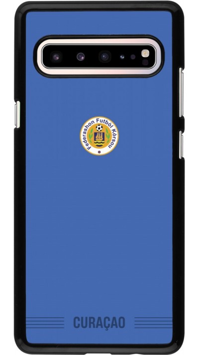 Samsung Galaxy S10 5G Case Hülle - Curaçao 2026 personalisierbares Fussballtrikot
