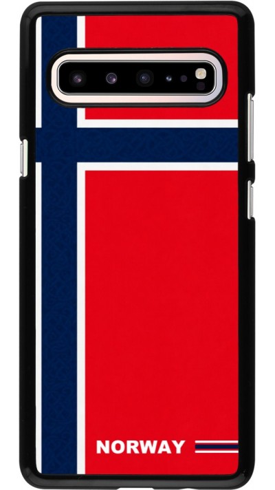 Samsung Galaxy S10 5G Case Hülle - Norwegen 2026 personalisierbares Fussballtrikot