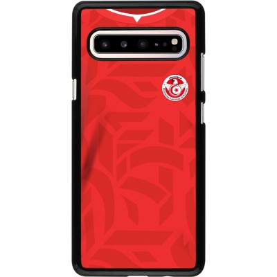 Samsung Galaxy S10 5G Case Hülle - Tunesien 2022 personalisierbares Fussballtrikot