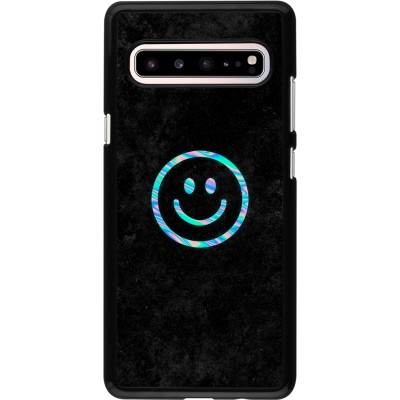 Samsung Galaxy S10 5G Case Hülle - Happy smiley irisirt