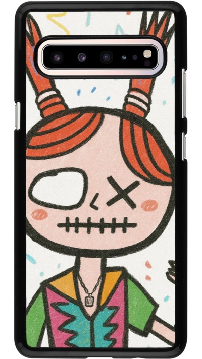 Samsung Galaxy S10 5G Case Hülle - Little Girl Sketch