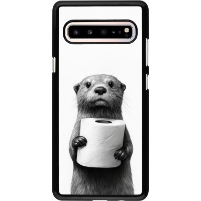 Samsung Galaxy S10 5G Case Hülle - Otter Toilettenpapier