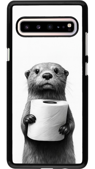 Samsung Galaxy S10 5G Case Hülle - Otter Toilettenpapier