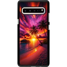 Samsung Galaxy S10 5G Case Hülle - Malediven Abenddämmerung Glückseligkeit