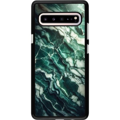 Samsung Galaxy S10 5G Case Hülle - Majestätischer grüner Marmor