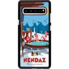Samsung Galaxy S10 5G Case Hülle - Nendaz Mountain Jacuzzi