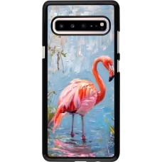 Samsung Galaxy S10 5G Case Hülle - Paint Flamingo