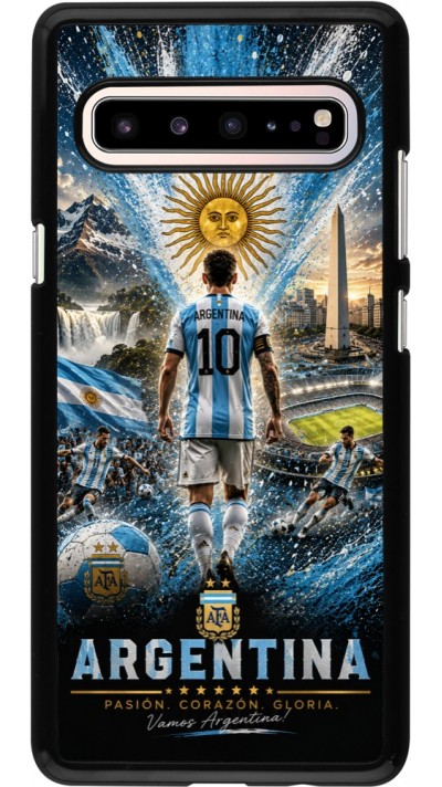 Samsung Galaxy S10 5G Case Hülle - Fussball Argentinien splash 2026