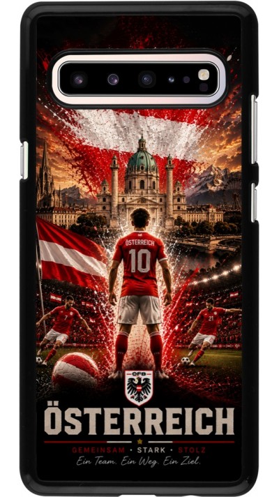 Samsung Galaxy S10 5G Case Hülle - Fussball Österreich splash 2026