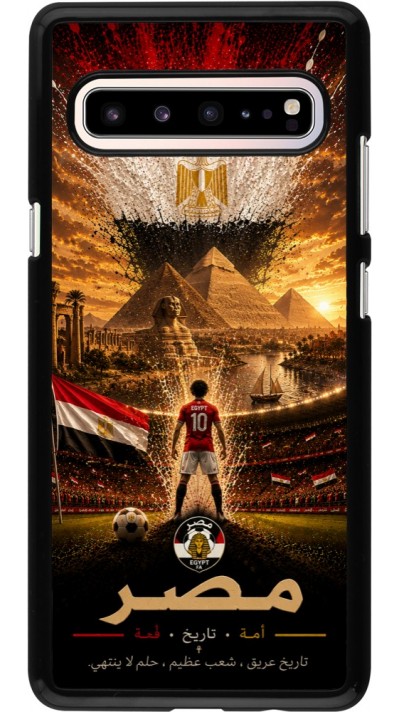 Samsung Galaxy S10 5G Case Hülle - Fussball Ägypten splash 2026