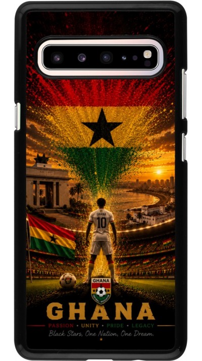 Samsung Galaxy S10 5G Case Hülle - Fussball Ghana splash 2026