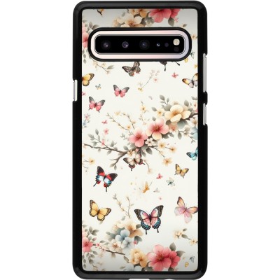 Samsung Galaxy S10 5G Case Hülle - Frühling 25 Leichte Schmetterlinge