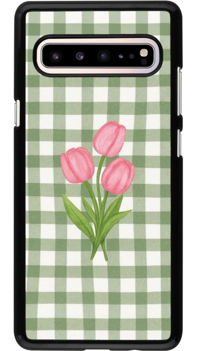 Samsung Galaxy S10 5G Case Hülle - Green vichy tulips 2026