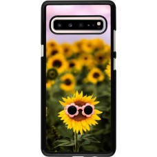 Samsung Galaxy S10 5G Case Hülle - Sunflower with glasses Spring 2026