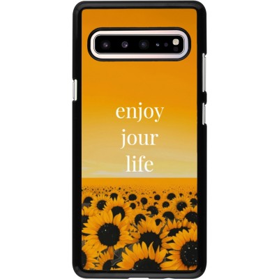 Samsung Galaxy S10 5G Case Hülle - Summer 2025 Enjoy your life