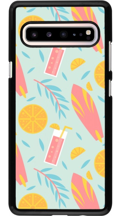 Samsung Galaxy S10 5G Case Hülle - Summer 2025 Pattern citron