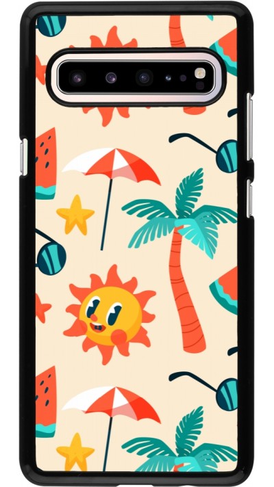 Samsung Galaxy S10 5G Case Hülle - Summer 2025 Pattern soleil