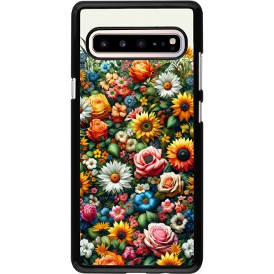 Samsung Galaxy S10 5G Case Hülle - Sommer Blumenmuster